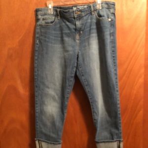 Gap Capri loose fit jeans size 16 (36)